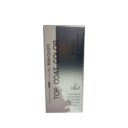Top Coat DZ Camuflagem Rosa Celeste 18ml
