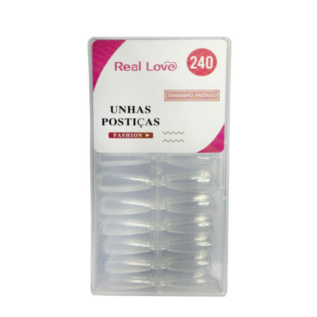 Postiça Bailarina Transparente Real Love 240 unidades