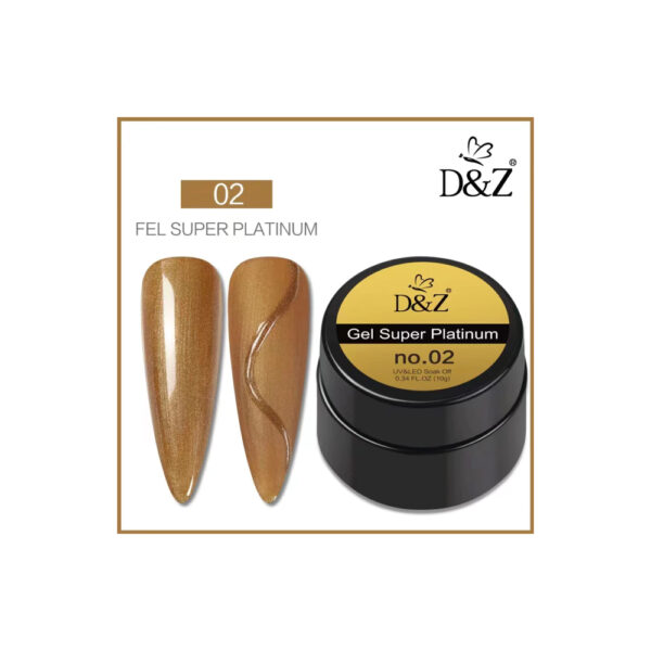 Kit Gel Super Platinum DZ 10g 6 unidades - Imagem 3