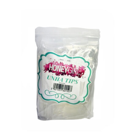 Tip Bailarina Extra Longa Transparente HoneyGirl 600 Unidades Pacote