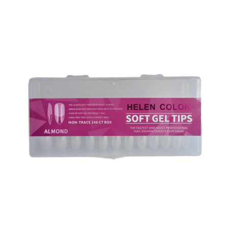 Postiça Soft Gel Almond Color 240 unidades