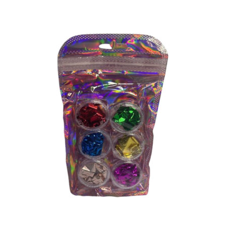 Kit Folha de Ouro Colorido 10 6 unidades