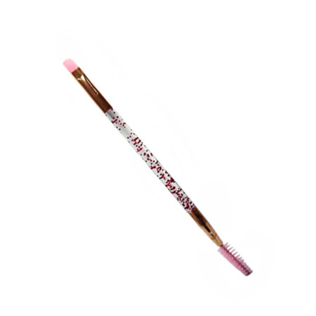 Pincel Chanfrado com Escovinha Glitter