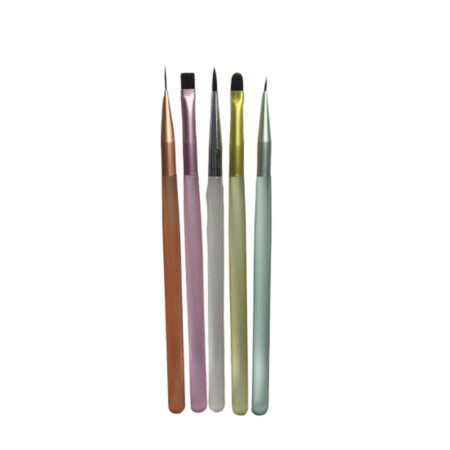 Kit Pincel Colorido Leefen 5 unidades