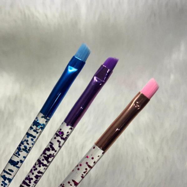 Pincel Chanfrado com Escovinha Glitter - Image 2