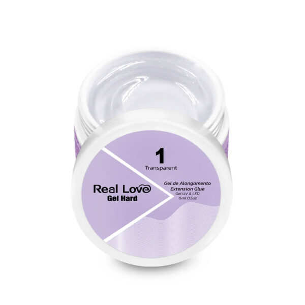 Gel Real Love Hard Transparente 1 15ml