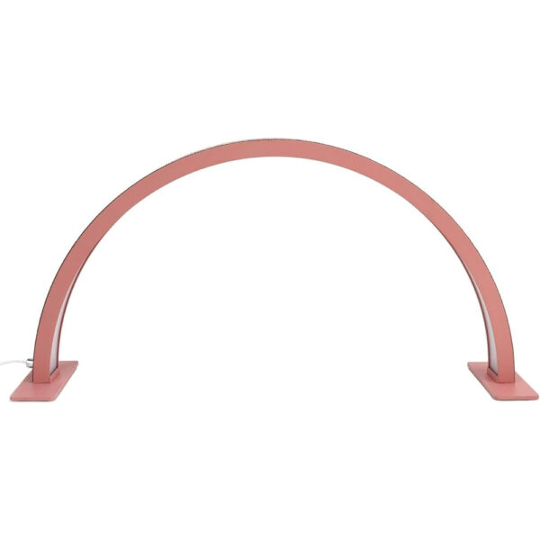 Luminária de Mesa Led Meia Lua DZ Rosa