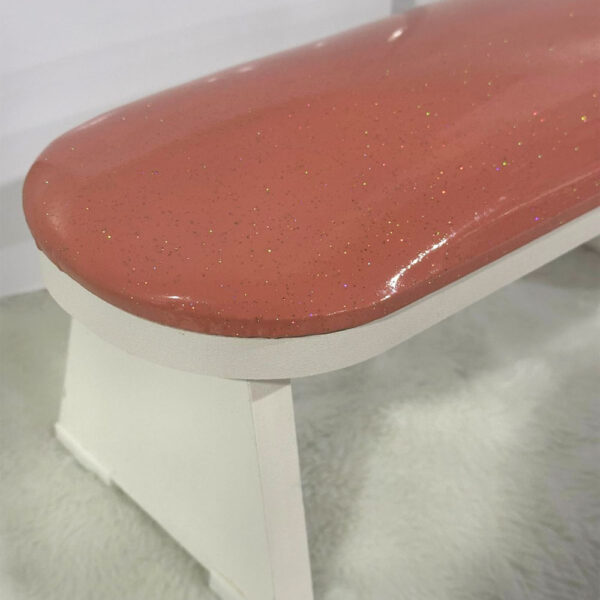 Apoio de Mão Dafu Salmão Glitter - Imagem 2