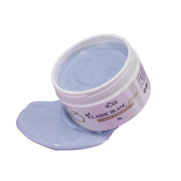 Gel Volia Classic Blanc Glitter 24g - Imagem 2