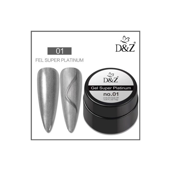 Kit Gel Super Platinum DZ 10g 6 unidades - Imagem 2