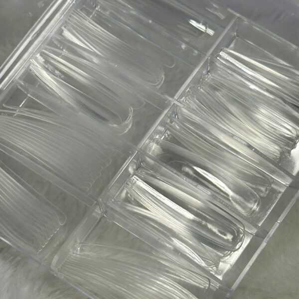 Postiça Curvatura C Transparente DZ 100 unidades - Image 2