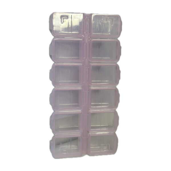 Caixinha Porta Strass Rosa Claro