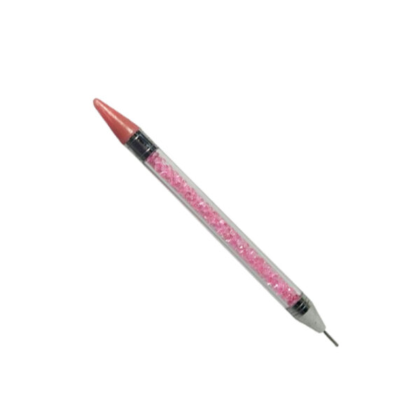 Caneta Pega Strass Glitter Rosa
