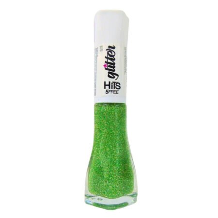 Esmalte Hits Diamante Verde Aurora Glitter 8ml