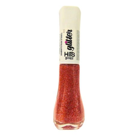 Esmalte Hits Diamante Rosa Eterno Glitter 8ml