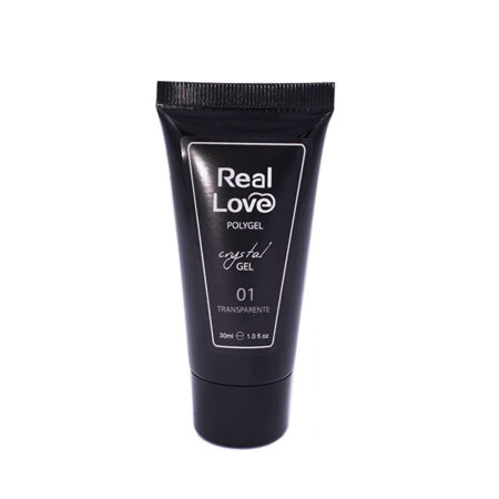 Polygel Real Love Crystal 01 Transparente 30ml