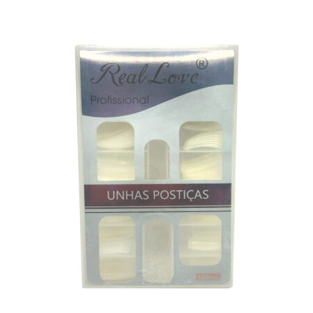 Tip Quadrada Leitosa Real Love 100 unidades