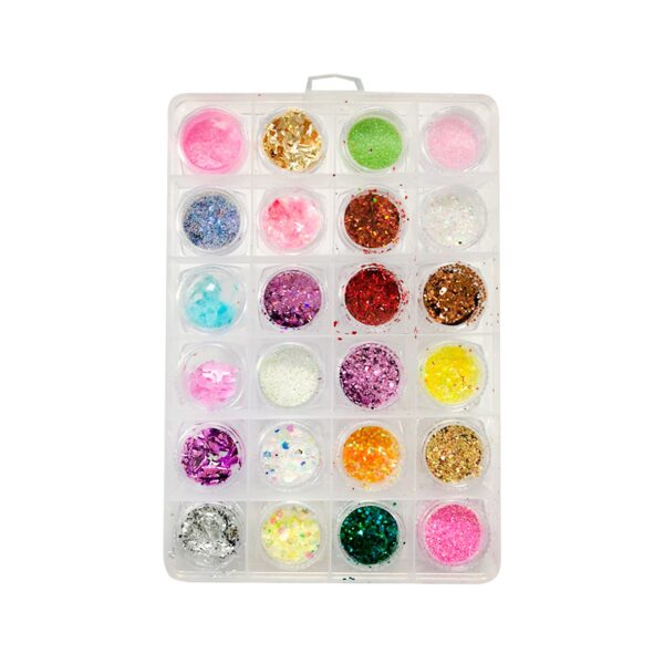 Kit Glitter e Decorações 01 Lirio 24 unidades - Imagem 3