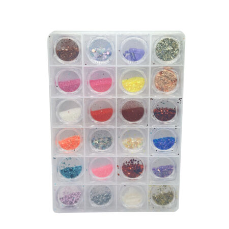 Kit Decoração Colorido 01 Fingertip 24 unidades