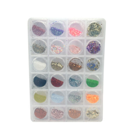Kit Decoração Colorido 02 Fingertip 24 unidades