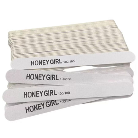 Lixa Reta Honey Branca 100/180