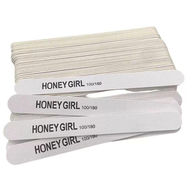 Lixa Reta Honey Branca 100/180