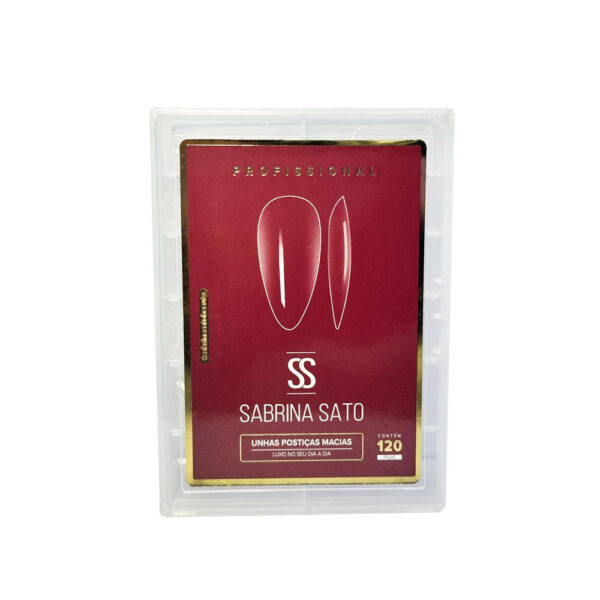 Postiça Almond Transparente Sabrina Sato 120 unidades
