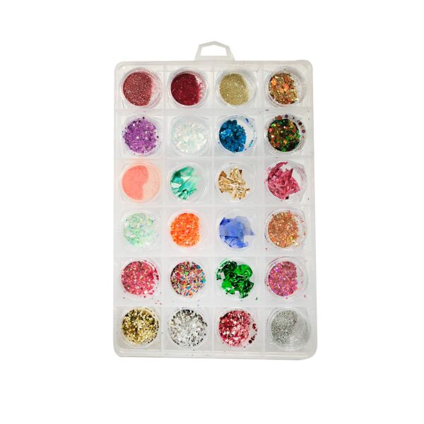 Kit Glitter e Decorações 01 Lirio 24 unidades - Imagem 2