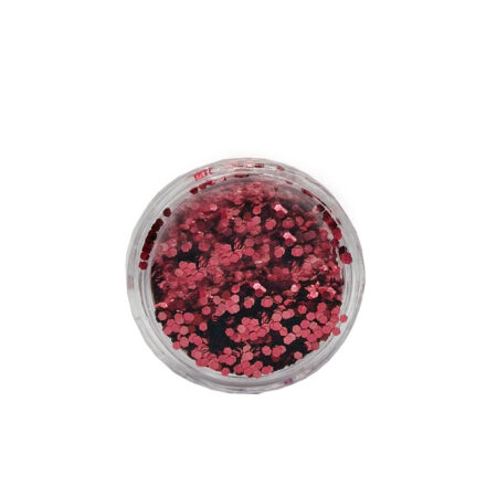Glitter Flocado Rosa Escuro Potinho