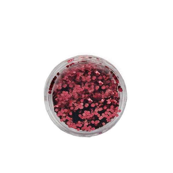 Glitter Flocado Rosa Escuro Potinho