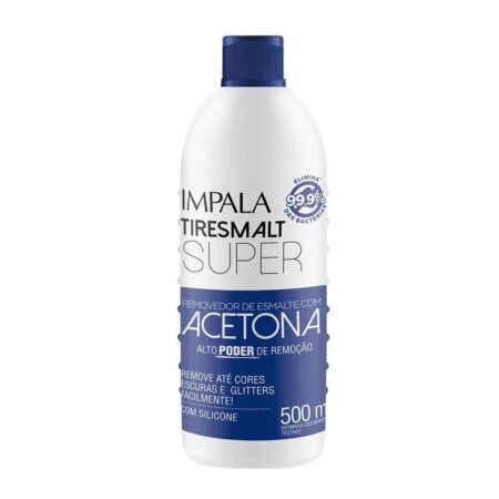 Removedor de Esmalte com Acetona Impala Tiresmalt Super 500ml
