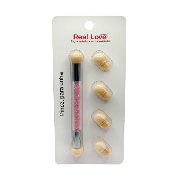 Pincel De Esfumar Com Refil Real Love - Image 2