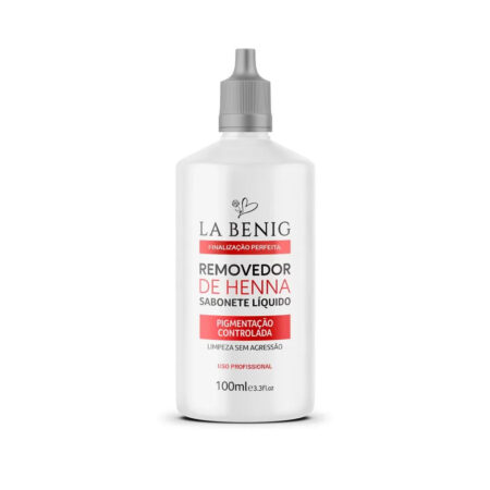 Sabonete Líquido Removedor de Henna La Benig 100ml