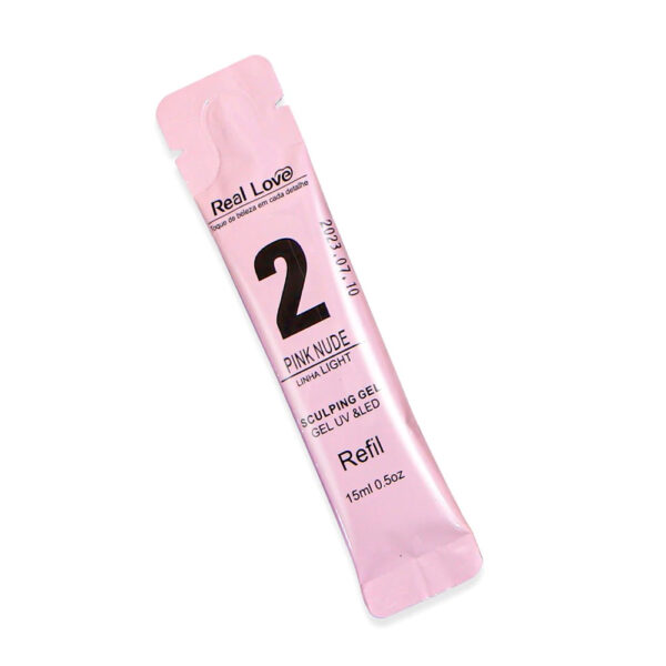 Gel Real Love Pink Nude 2 Refil 15ml