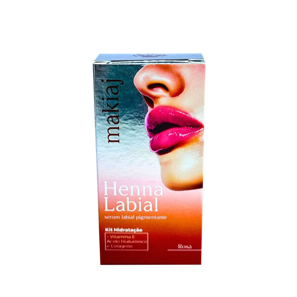 Henna Labial Makiaj Rosa