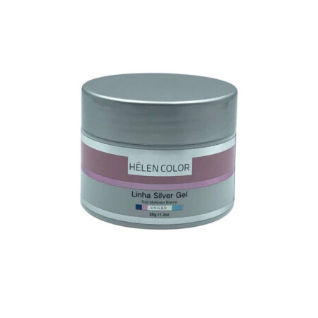 Gel Helen Color Silver Branco 35g