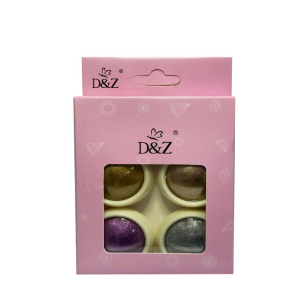 Kit Po Cromado DZ 02 Colorido 4 unidades