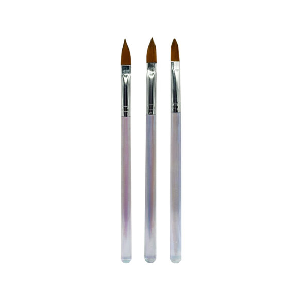 Kit Pincel Acrílico Furta Cor Real Love 3 unidades