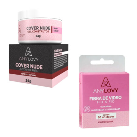 Kit Gel Cover Nude  + Fibra AnyLovy Fio a Fio