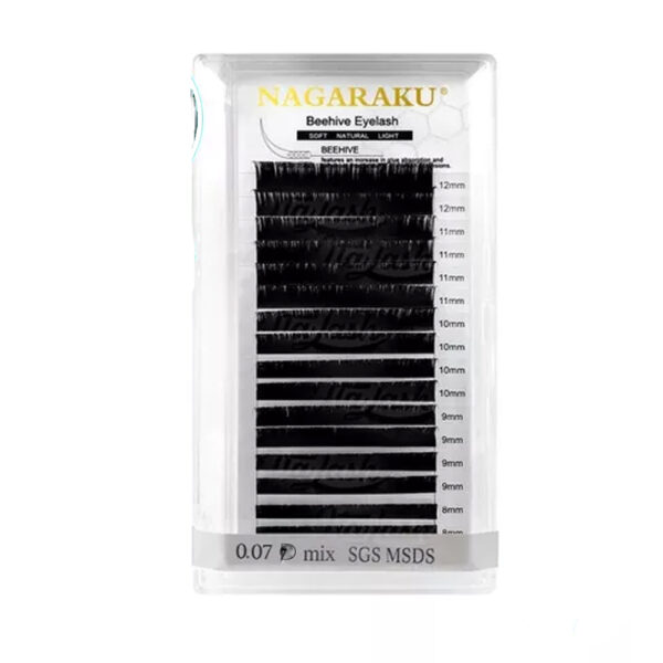 Cílios Nagaraku Beehive Eyelash 0.07D Mix 7-15mm