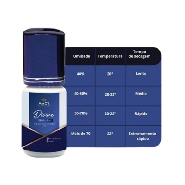 Cola de Cílios Macy Divine Black Glue 3g - Imagem 2