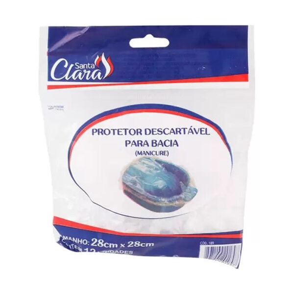 Protetor de Bacia Manicure Santa Clara 12 unidades