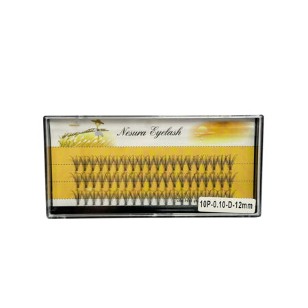 Cilios Tufo Nesura Eyelash 10P 12mm 0.10D