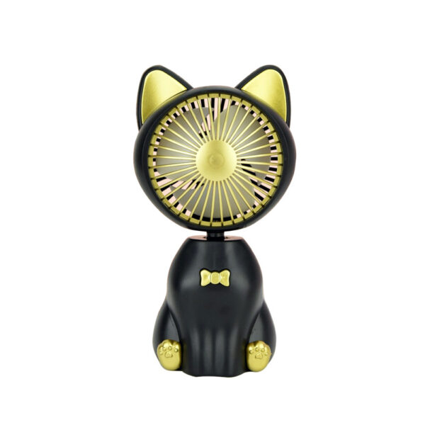 Ventilador de Cílios Gatinho Mini Fans Preto