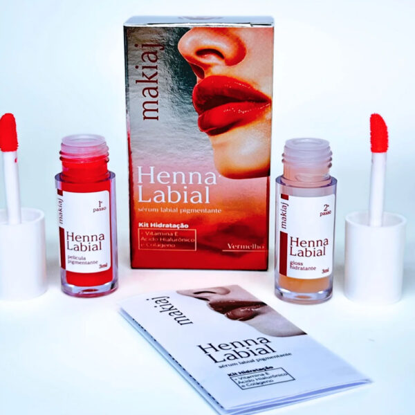 Henna Labial Makiaj Vermelho - Image 2