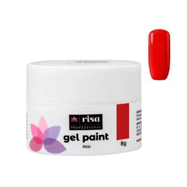Gel Paint Red Risa 8g - Image 2
