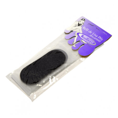 Refil de Lixa de Pé com Protetor Plástico Preto 10 unidades 013 HigiBras