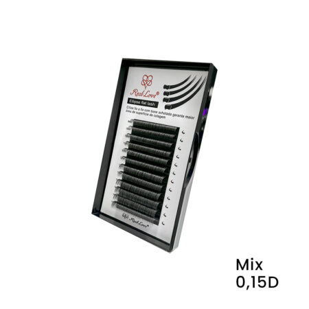 Cilios Real Love Ellipse Flat Lash Mix 0.15D 9-14mm