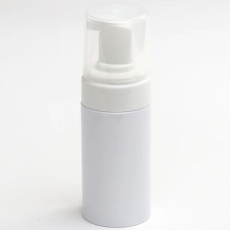 Frasco de Pump Espumador para Cílios Branco 100ml