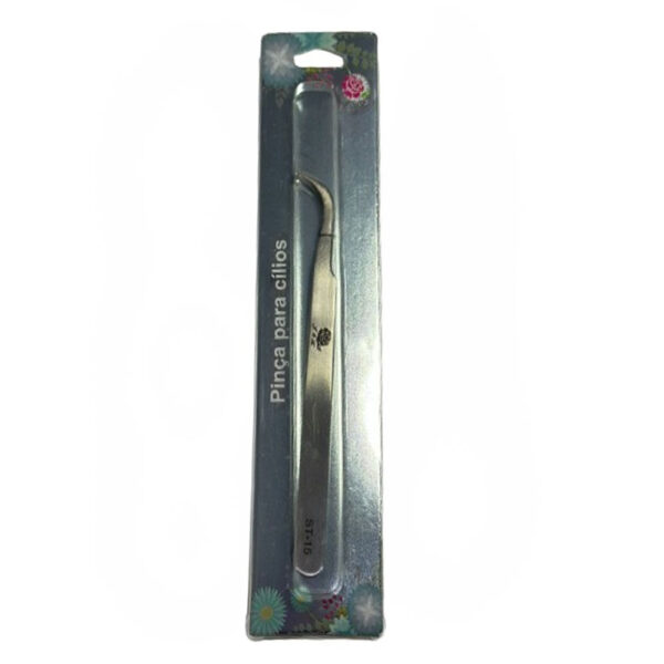 Pinça de Cílios JX ST-15 Prata